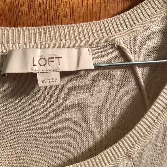 DONATING 8/1! | LOFT | sleeveless poncho sweater - Picture 4 of 6